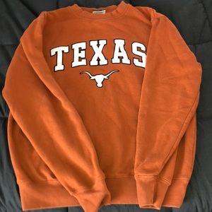 Burnt orange Texas longhorns sweatshirt